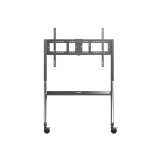 ViewSonic VB-STND-009 Slim Trolley Cart for 55' to 105' Display, Streamlined, height-adjustable design, 360° silent wheels with quick-release brakes