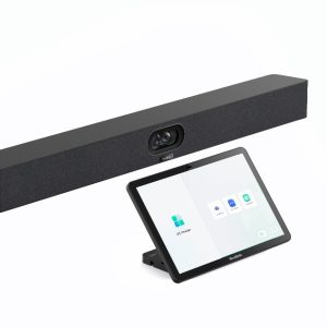 Yealink MeetingBar A40 Microsoft Teams and Zoom Rooms on Android, Small to Medium Room, CTP25 Touch Console with Sharing and BYOD (NO WIRELESS BYOD)
