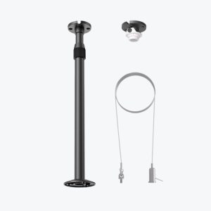 Yealink CM-MountKIT, Next-Level Mic Deployment, All-in-One Solution:Every Scenario,3 Suspension Ropes, 1 Ceiling Mount, 1 Length-Adjustable Pole