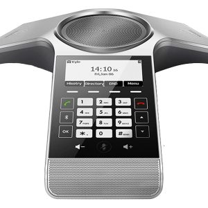 Yealink CP930W Wireless DECT Conference Phone,Huddle Room With Up to 6 People,Noise Proof Technology,Voice Pickup,Hybrid UC Meeting,Touch Keyboard
