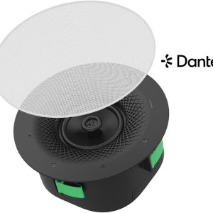 Yealink Ceiling Speaker CS10 Dante Edition, 2-Way Coaxial Dante Ceiling Loudspeaker for Exceptional Sound Quality
