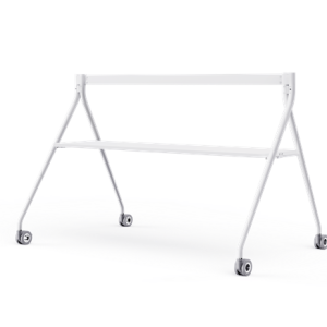 Yealink Floorstand for MeetingBoard 86' with Tray,Perfect fit for Yealink MeetingBoard 86',Wheeled for easy transport Stable, White, EOS