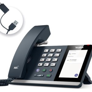 Yealink MP45 USB Teams Phone Desk Corded Phones for Work, Certified by Microsoft Teams Skype for Business System, Powered by Computer via USB-A/C