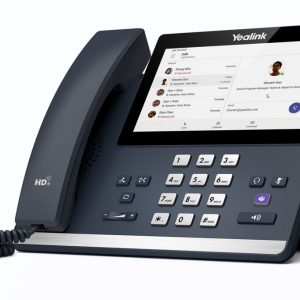 Yealink MP56 E2 Teams IP Phone, Android 13, Mid-level, Teams and Skype Compatible, 7-inch touchscreen, HD Audio, Teams button, Supports Office 365