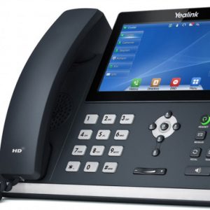Yealink T48U 16 Line IP phone, 7' 800x480 pixel colour touch screen, Optima HD voice, Dual Gigabit Ports, 1 USB port for BT40/WF40/Recording, (T48S)