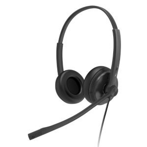 Yealink UH34 SE Dual USB Wired Headset Teams Certified Wideband Noise Cancelling Headset, USB and 3.5mm Jack Controller&Teams Button, Ultra-Lightweigh