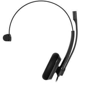 Yealink UH34 Lite Mono UC USB Headset, Lightweight, All Day Wearing Comfort, Ear Wideband Noise Cancelling Microphone, Foamy Ear Cushions, USB-A