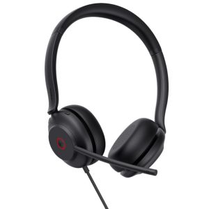 Yealink UH35 Dual Teams USB-C/A Wired Headset, Microsoft Teams & UC Certified, Dual Noise-Canceling Microphones USB-A / 35mm Speaker, Lightweight