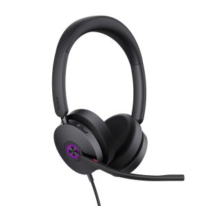 Yealink UH48 Teams USB Wired Headset Hybrid Active Noise Cancellation, Four-Microphone Noise-canceling Technology,  Swift Plug & Play All-Day Comfort