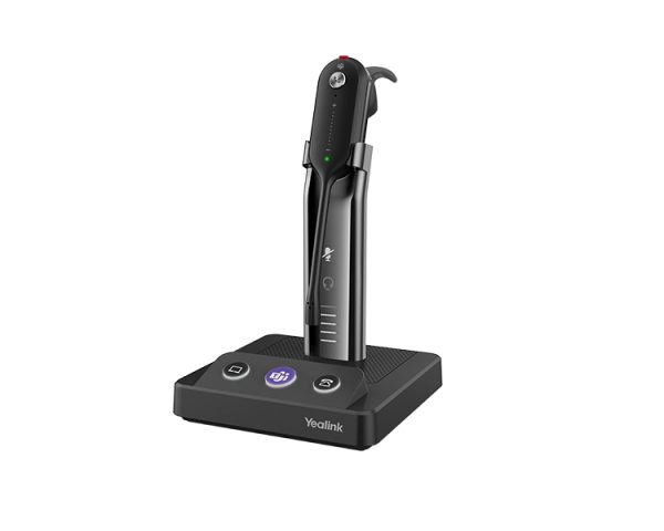 Yealink WH63 Teams Convertible DECT Wireless Headset, Busylight On Headset,2x microphones, HD Voice,Noise Killer, UC platform, *EOL*