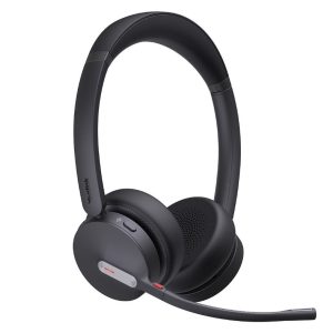 Yealink WH64 Hybrid Dual Teams DECT Wireless Headset, DECT & Bluetooth Wireless Technology, 3-Mic Noise Cancellation, DECT Dongle USB-A WDD60