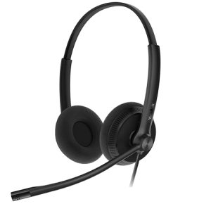 Yealink YHD342-LITE Wideband QD Dual Headset with Lightweight Foam Ear Cushion, for Yealink IP Phones, QD cord not included, Lightweight