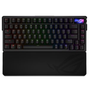 ASUS ROG Azoth Extreme Storm SWITCH, ROG NX Mechanical, Full-Color OLED Touchscreen, 8000Hz with ROG Polling Rate Booster, Tactile Bump/Clicky