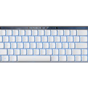 ASUS ROG Falchion RX Blue Low Profile Wireless Gaming Keyboard, Tri-mode Connection, ROG Omni Receiver, Intuitive control