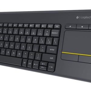 Logitech K400 Plus Wireless Keyboard with Touchpad & Entertainment Media Keys Tiny USB Unifying receiver for HTPC connected TVs ~KBLT-K830BT