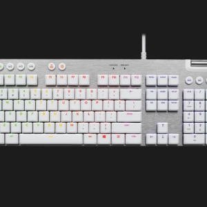 (LS) Logitech G815 LightSync RGB Mechanical Gaming Clicky Keyboard 2x USB ports (1x keyboard, 1x USB passthrough port) Ultra-thin design