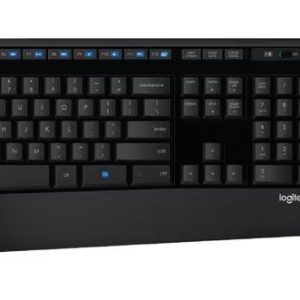 Logitech MK345N Wireless Keyboard & Mouse Combo Full Size 12 Media Key Long Battery Life Comfortable (NEW!!)