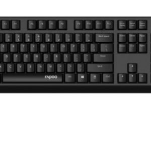 RAPOO NK1900 Wired Keyboard, Entry Level, Laser Carved Keycap, Spill-Resistant, Multimedia Hotkeys ~ NK1800