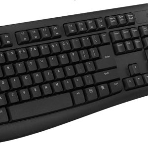 RAPOO X1800Pro Wireless Mouse & Keyboard Combo - 2.4G, 10M Range, Optical, Long Battery, Spill-Resistant Design,1000 DPI, Nano Receiver, Office Choice