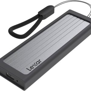 Lexar E6 M.2 SSD Enclosure, Supports M.2 NVMe SSD USB 3.2 Gen 2 high-speed interface with data transfer rates up to 10Gbps