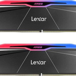 Lexar LD5U24G76C38BR-RGD ARES 2nd Gen U-DIMM DDR5 7600 48GB Kit (24GB*2), CL38,  RGB Black,  dual pack