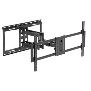 Brateck LPA80-486A HEAVY-DUTY FULL-MOTION TV WALL MOUNT WITH LATERAL SHIFT WALL PLATE For Double Stud (600mm) & Solid Wall (LS)