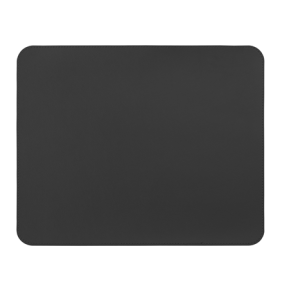 Brateck MP07-2-B Double-Sided PVC Leather Mouse Pad Black, 300x250x2mm, Water-Resistant Design (LS)