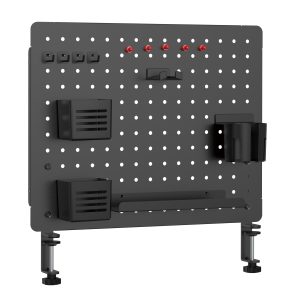 Brateck Desktop Storage Bracket, Clamp Mounting Design: firmly attaches to the table, providing great stability (LS)