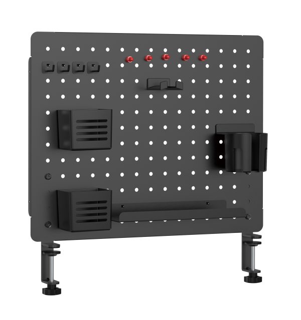 Brateck Desktop Storage Bracket, Clamp Mounting Design: firmly attaches to the table, providing great stability (LS)