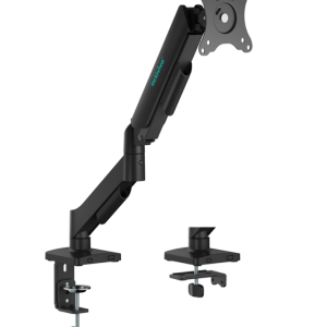 mbeat® Activiva Ergolife Single-Screen Gas Spring Monitor Arm allows you to smoothly adjust the height angle and tilt of your screen with minimal