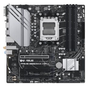 ASUS AMD B650M PRIME B650M-A WIFI II-CSM (AM5) Micro-ATX Motherboard  4x DDR5 192GB, 1x PCIe 4.0 x16 slot,2 x M.2 slots, 4 x SATA,Wi-Fi 6 1 x HDMI.1