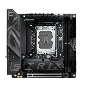 ASUS ROG STRIX B860-I GAMING WIFI LGA1851 Mini-ITX Motherboard 128GB, 2x DDR5, 1 x PCIe 5.0,  2 x M.2 slots,  4 x SATA, WiFi 7, 1 x HDMI, 1 x DP