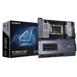 Gigabyte W790 AI TOP Motherboard, Intel® W790,  5 x PCI Express x16 slots, 6x M.2,  8 x SATA, 8x USB 3.2,  1 x USB Type-C, Intel® Wi-Fi 7