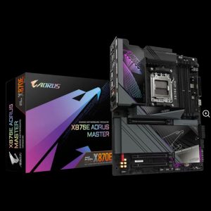 Gigabyte X870E AORUS MASTER AMD AM5 ATX Motherboard 4x DDR5~256GB,3x PCIe x16, 4x M.2, 4x SATA 6, 8x USB 3.2, 2x USB2.0, 2x USB-C,