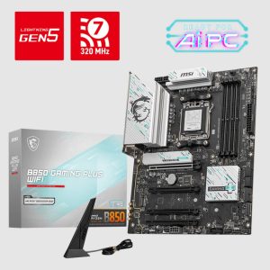 MSI B850 GAMING PLUS WIFI, AM5, 4x DDR5 256GB, 1x HDMI, 4x PCI-E x16 slot, 3x M.2, Wi-Fi 7