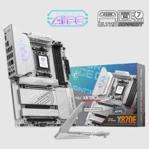 MSI MPG X870EEDGE TI WIFI, AMD AM5 ATX Motherboard 4x DDR5~256GB, 3x PCIe x16, 4x M.2, 8x USB 2.0, 4x USB-C