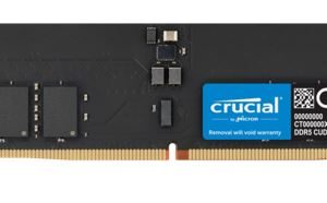Crucial 32GB (1x32GB) DDR5 CUDIMM 6400MHZ CL52 Desktop PC Memory for Intel Core Ultra Processors AI PC