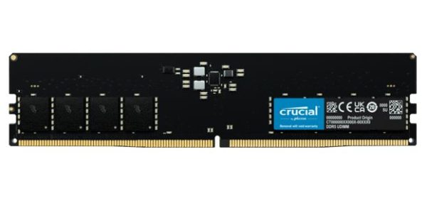 Crucial 64GB (1x64GB) DDR5 UDIMM 5600MHz CL46 Desktop PC Memory