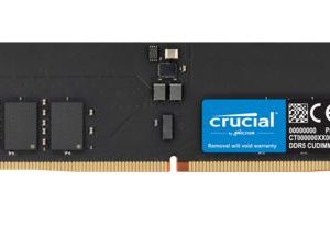 Crucial 64GB (1x64GB) DDR5 CUDIMM 6400MHZ CL52 Desktop PC Memory for Intel Core Ultra Processors AI PC