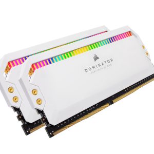 Corsair Dominator Platinum RGB 16GB (2x8GB) DDR4 3200MHz C16 1.35V UDIMM XMP 2.0 White Heatspreaders Desktop PC Gaming Memory