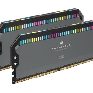 Corsair DOMINATOR® RGB DDR5 64GB (2 x 32GB) DDR5 5600 CL40-40-40-77 1.25V Intel XMP & AMD EXPO - GREY