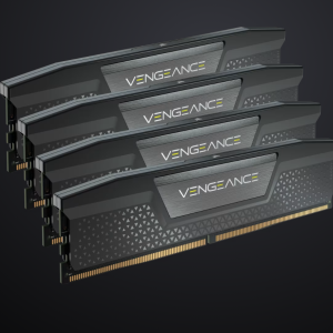 Corsair Vengeance RGB 192GB (4x48GB) DDR5 DRAM 5200MT/s CL38 Memory Kit — Black optimized for Intel® motherboards