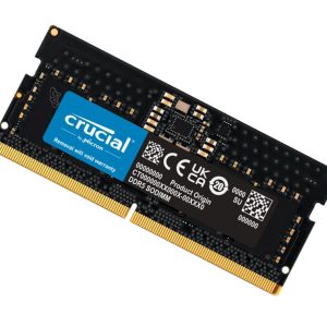 Crucial 16GB (1x16GB) DDR5 SODIMM 4800MHz C40 1.1V Notebook Laptop Memory