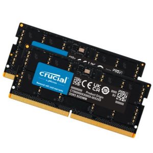 Crucial 128GB (2x64GB) DDR5 SODIMM 5600MHz CL46 Desktop PC Memory
