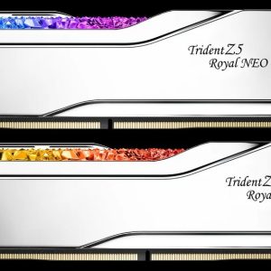 G.SKILL F5-8000J3848H16GX2-TR5NS 32GB (2 x 16GB)/ DDR5 8000 MT/s/ Timings 38-48-48-128/ Voltage 1.45V/ TZ5 ROYAL N S.