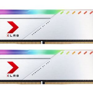 PNY XLR8 32GB (2x16GB) DDR4 UDIMM 3600Mhz RGB CL18 1.35V Silver Heat Spreader Gaming Desktop PC Memory