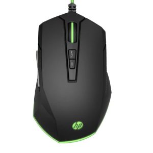 HP Pavilion 200 Gaming Mouse - USB Optical Sensor 3,200 DPI 12 RGB Modes 5 Customizable Buttons Ergonomic Comfort Light Weight 120g for Laptop PC Mac