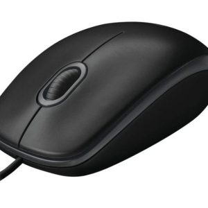 Logitech B100 Optical USB Mouse 800dpi for PC Laptop Mac Tux Full Size Comfort smooth mover 3yr wty