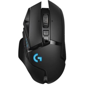 Logitech G502 Lightspeed USB Wireless Gaming Mouse 1ms 16000 DPI Mechanical Button Shifting POWERPLAY RGB Lighting 114g 16g weight