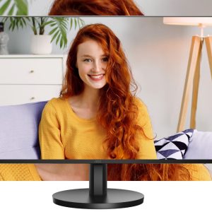 AOC 23.8' IPS 1ms 100hz, Ultra Slim, Speakers, Flicker Free, FHD 1080, VGA, HDMI. VESA 100 x 100, Earphone.Low Blue,  Office Home Monitor (LS)